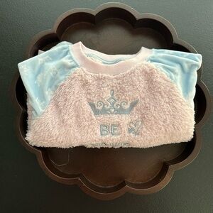 Toddler Girls Size 3 ~ Disney 2 Piece Pink & Blue Fleece Pajama Set